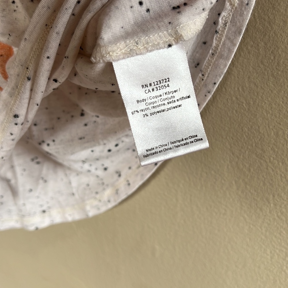 Anthropologie Ace Delivery White Giraffe Tank Top - Size Small - Picture 6 of 14